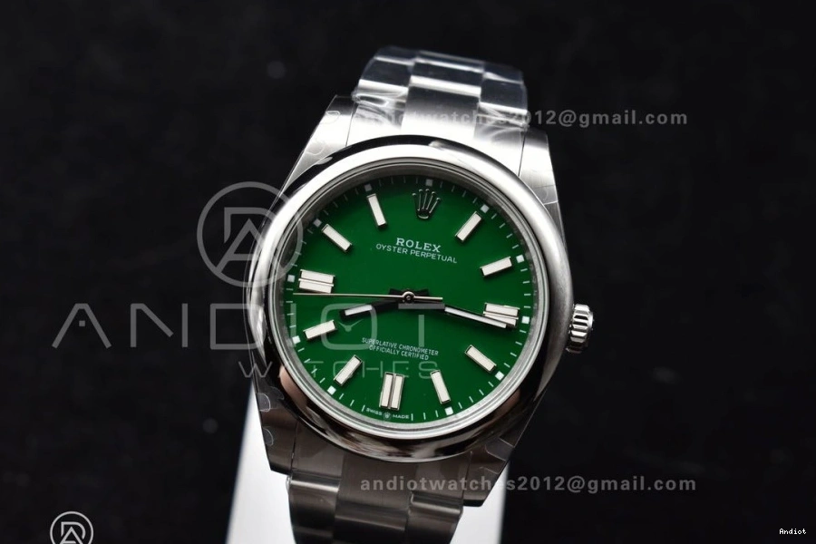 Steel Best DIWF 41mm 904L Edition 124300 Green Perpetual A3230 1:1 Oyster Dial 0513